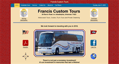 Desktop Screenshot of franciscustomtours.com